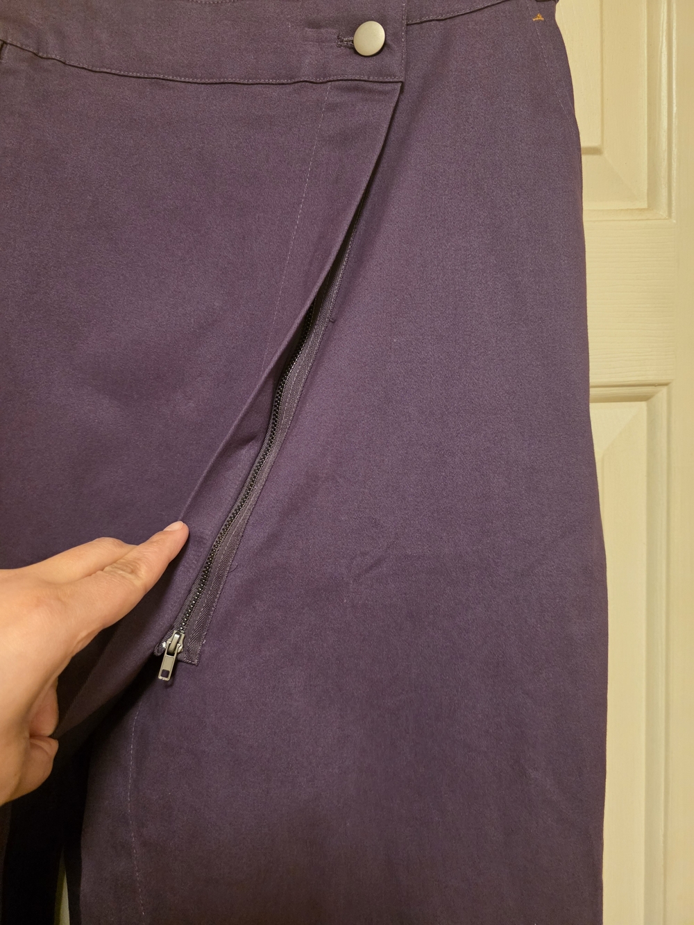 Wildfang The Essential Cotton Twill Utility Wrap Skirt - Picture 2 of 15